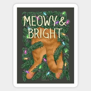 Meowy and Bright Magnet